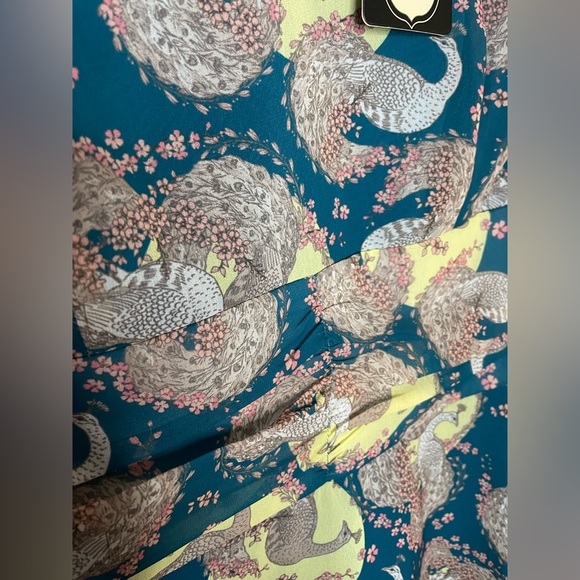 New with tags voodoo vixen teal peacock dress - Picture 8 of 16